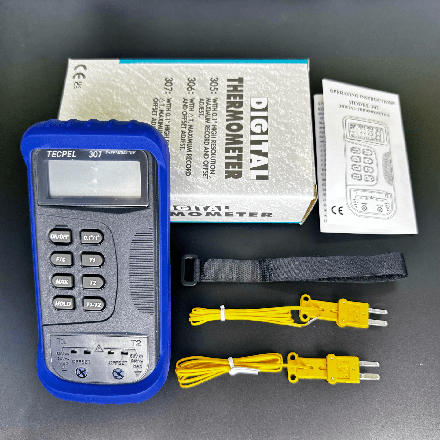 K-Type Dual Input Thermocouple Thermometer