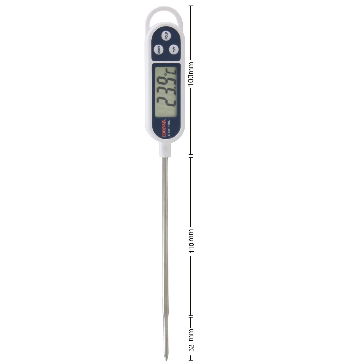 Food Stainless Steel Digital Stem Thermometer