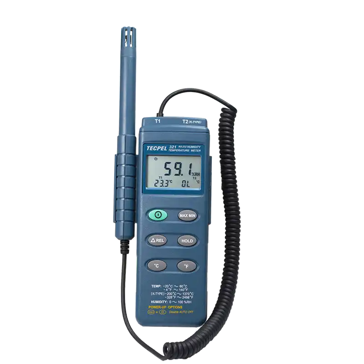 Handheld Temperature and Humidity Meter