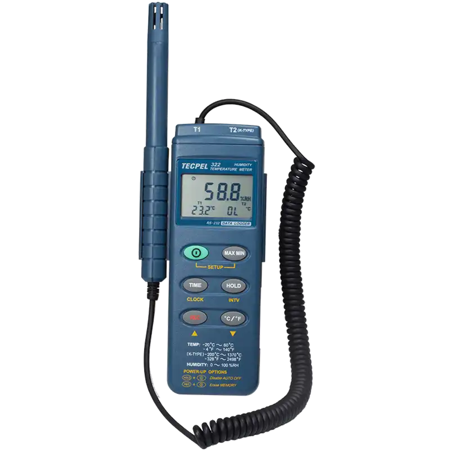 DTM-322 Temperature and HUmidity data logger