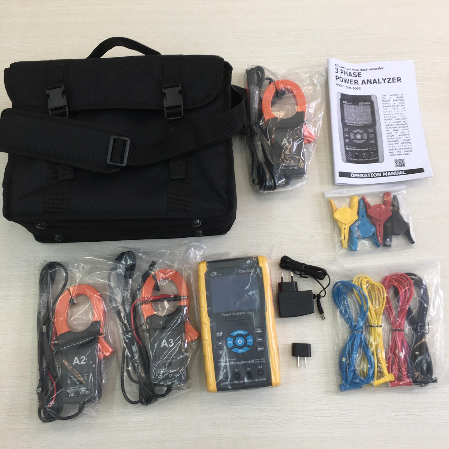 LUTRON DW-6093  3 Phase Power Analyzer Tester Real Time Data Logger