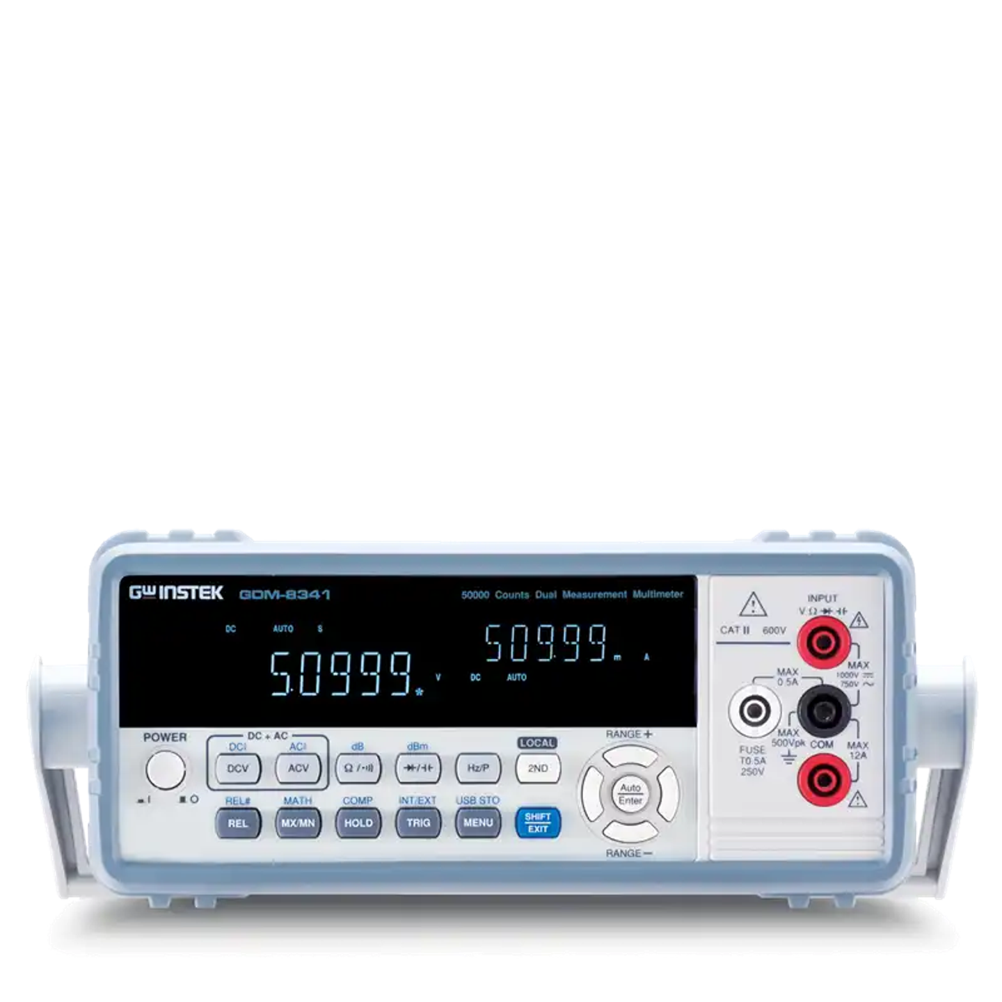 50,000 display digital desktop multimeter dual measurement/dual display