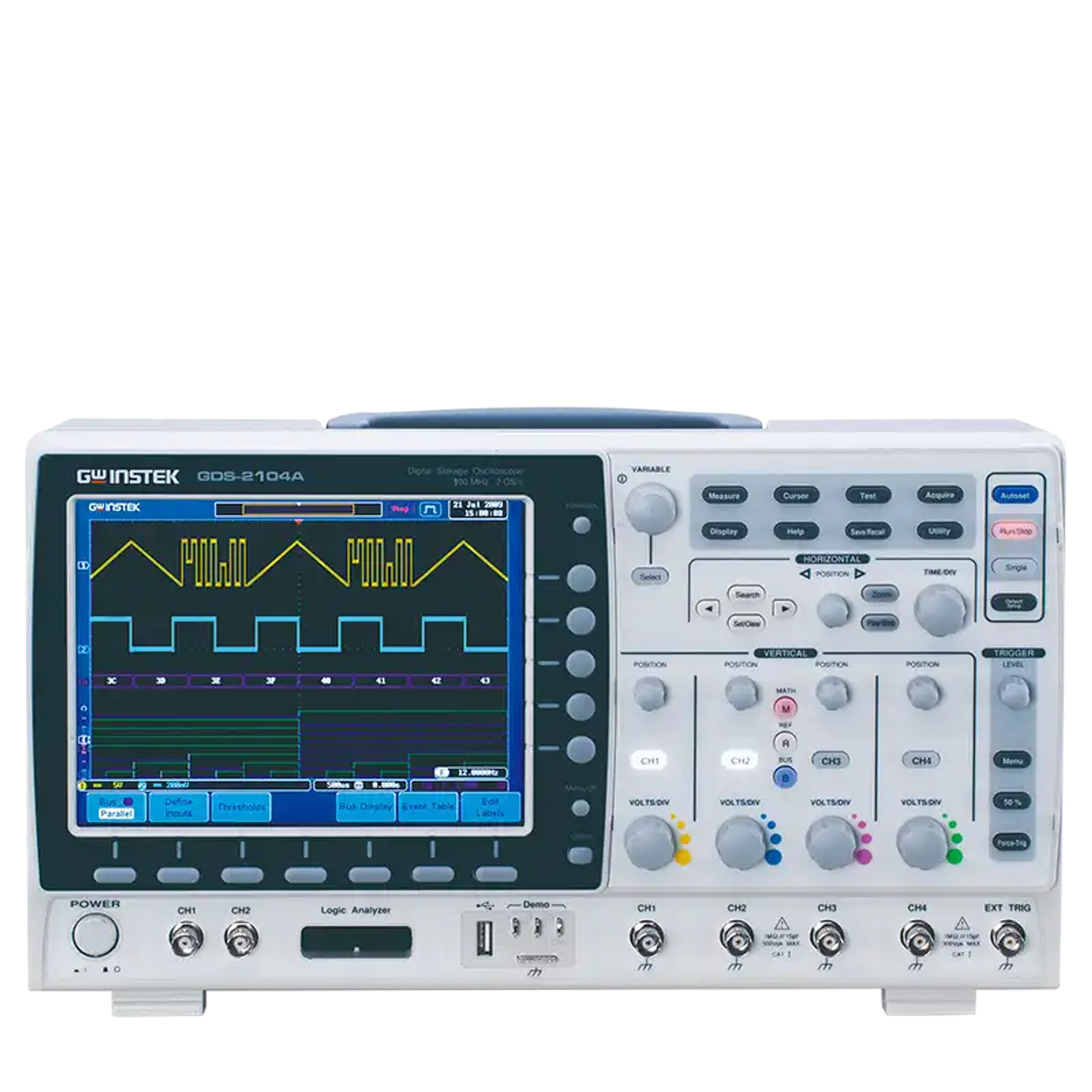 70MHz 2-channel Desktop Digital Oscilloscope