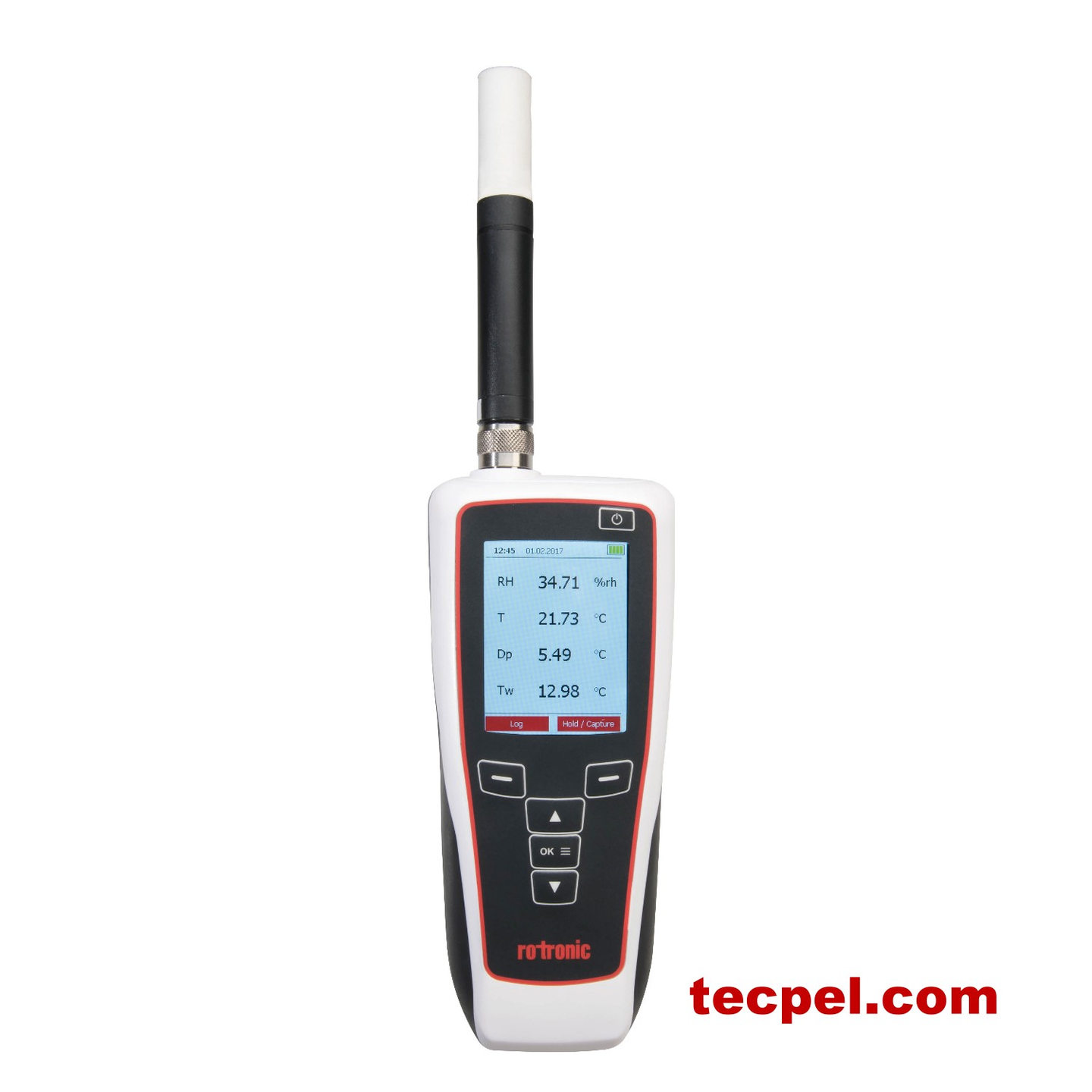 Handheld Temperature and Humidity Meter