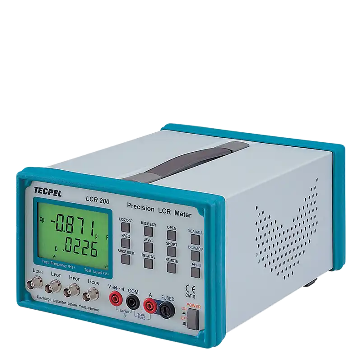 TECPEL [Discontinued]LCR-200 200KHz desktop LCR tester, replacement model LCR-2200 200MHz