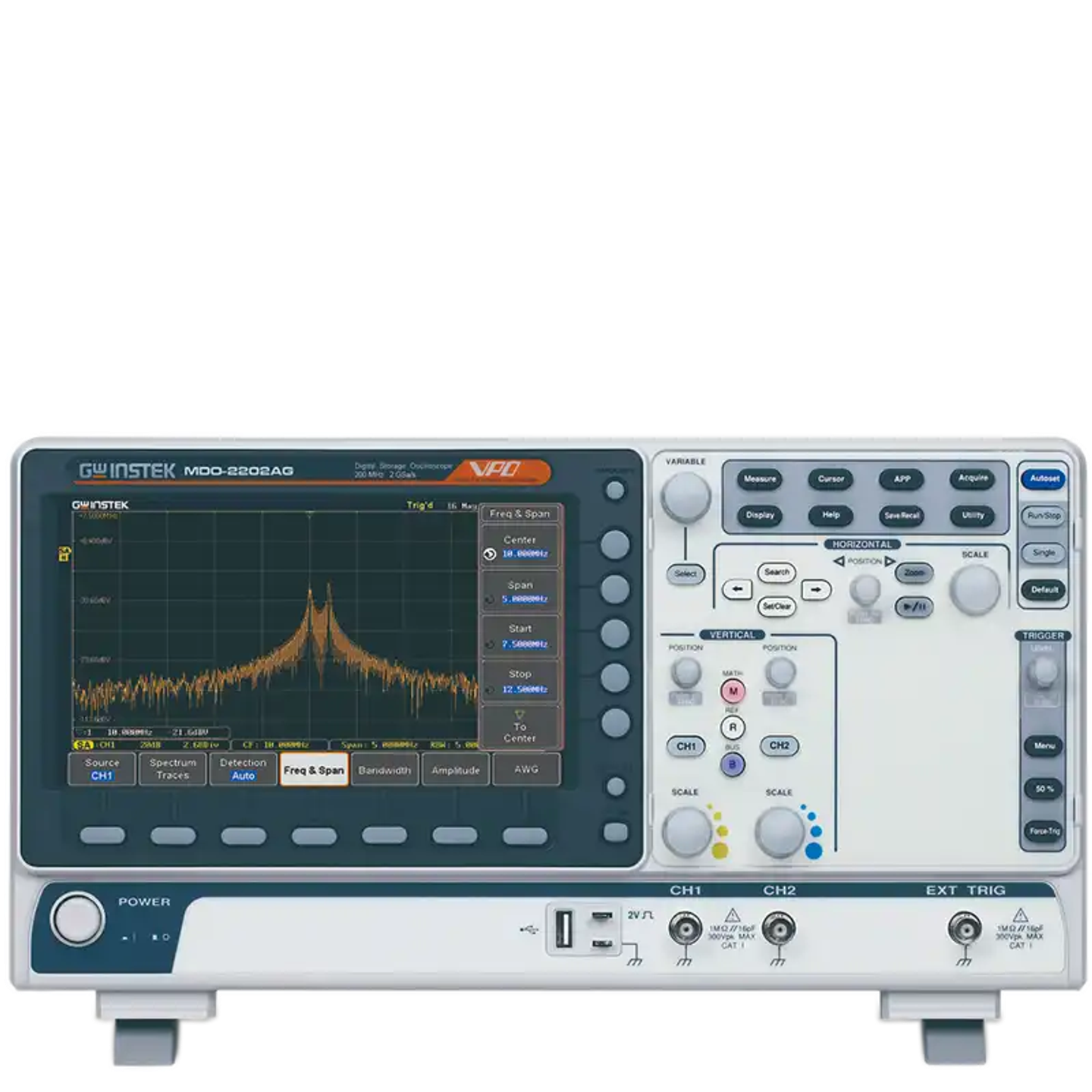 300MHz 2-channel Desktop Digital Oscilloscope