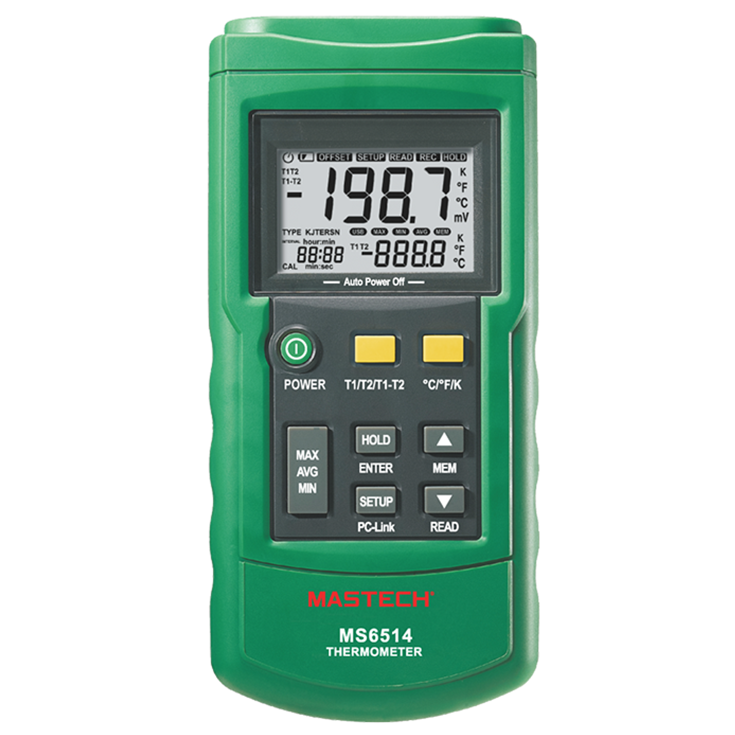 MS6514 Thermocouple Thermometer (K J E T R S N Type)