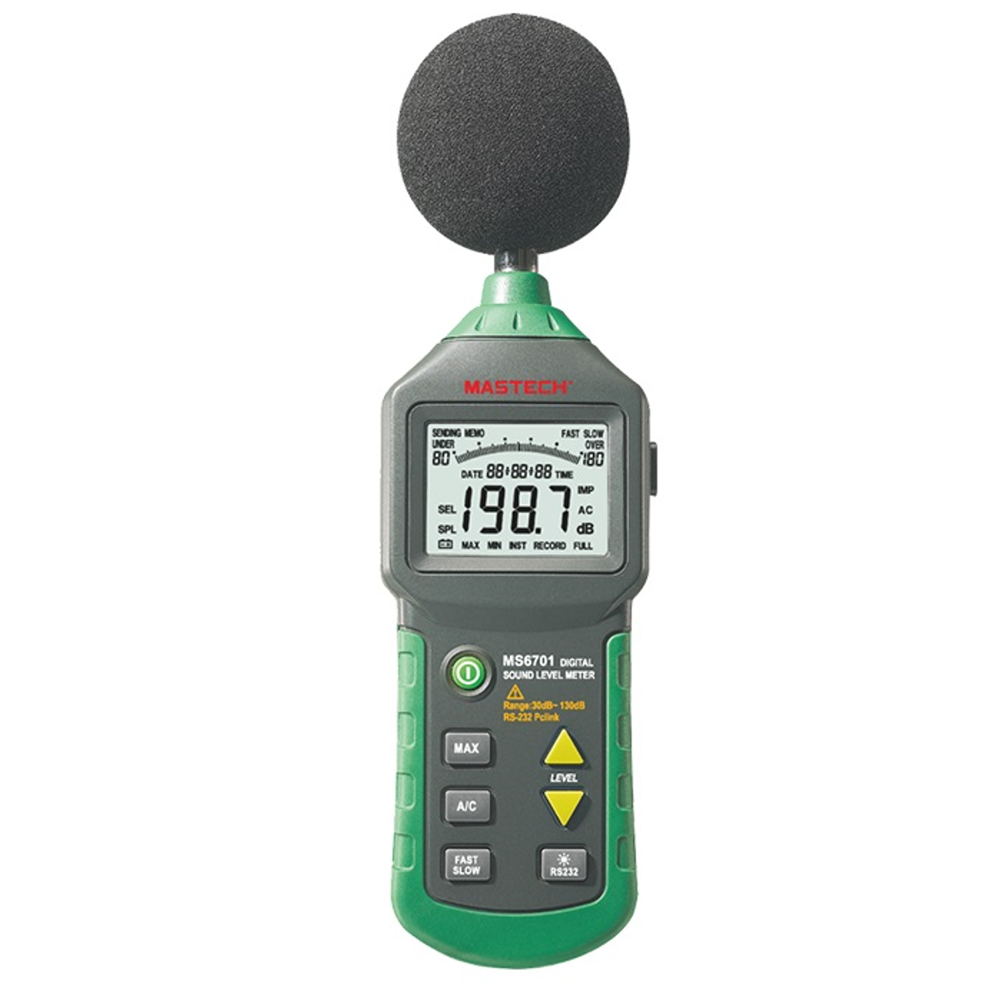 MASTECH MS6701Digital Sound Level Meter Data logger