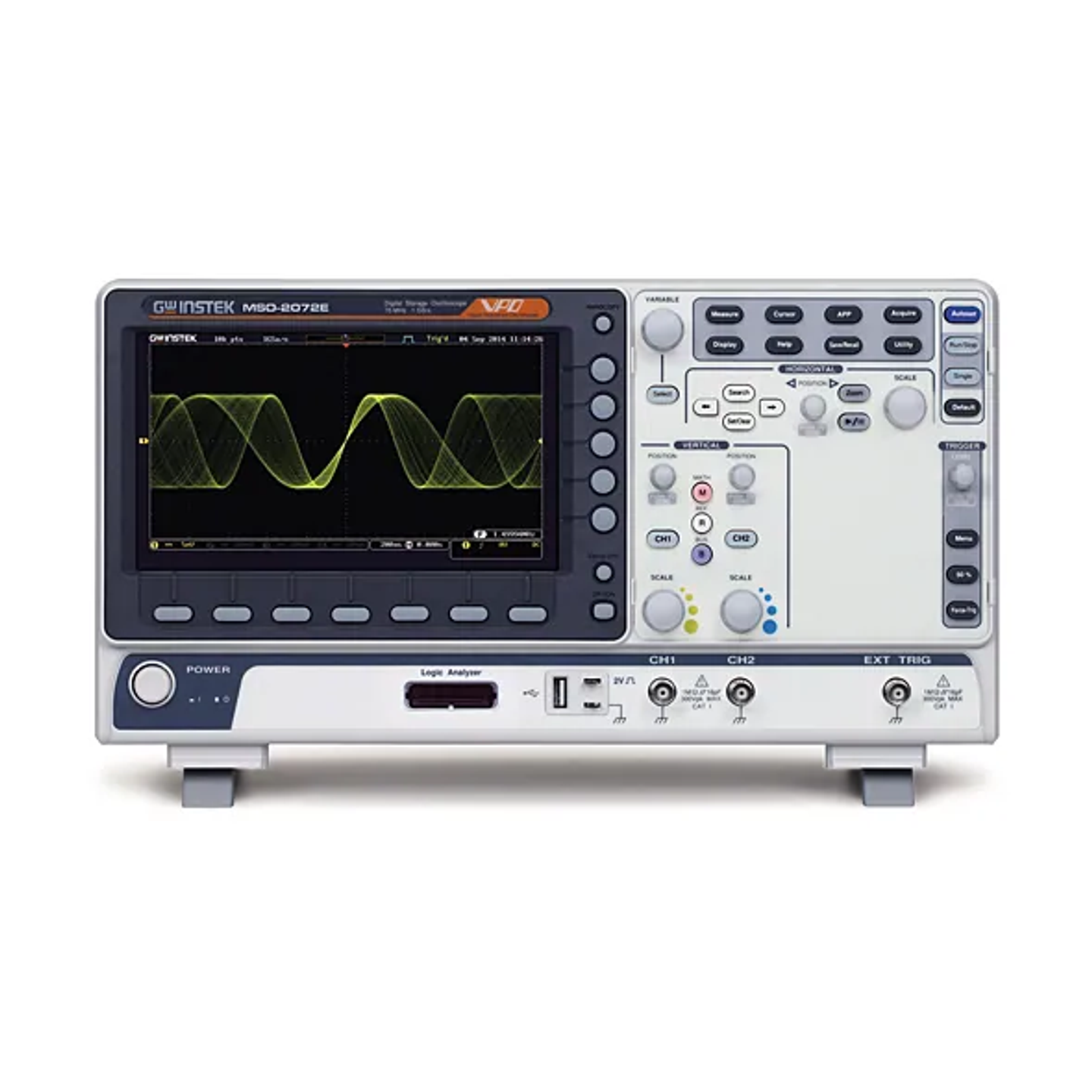 70MHz Mixed-signal Oscilloscopes 2 channels