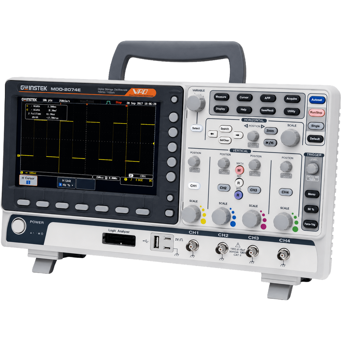 70MHz 4CH Mixed-signal Oscilloscopes