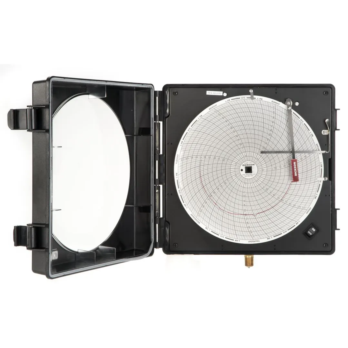 DICKSON 8" PW8  Pressure chart recorder