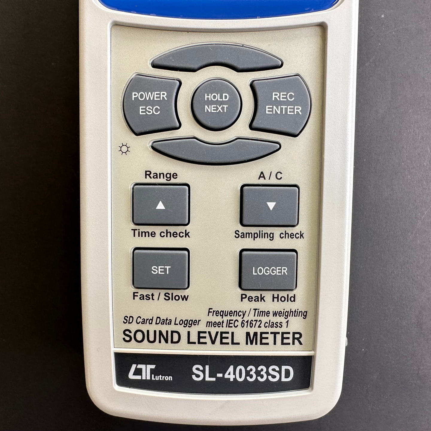 Precision Memory Sound Level Meter IEC 61672 class 1.