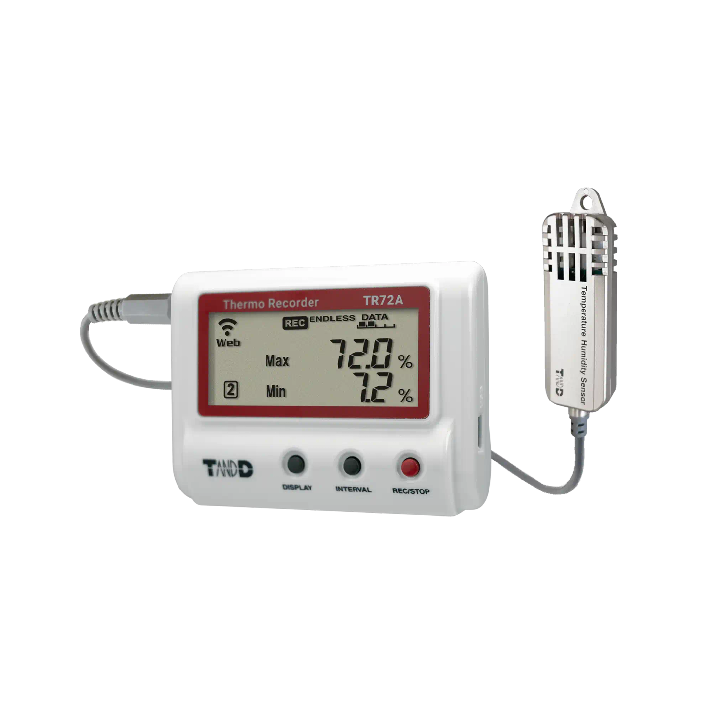 TR-72A-S Wifi temperature and humidity data logger,  temperature humidity data logger with probe