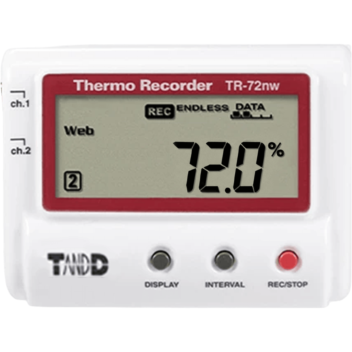 T&D TR-72nw-S Wired LAN Temperature and Humidity Data Logger