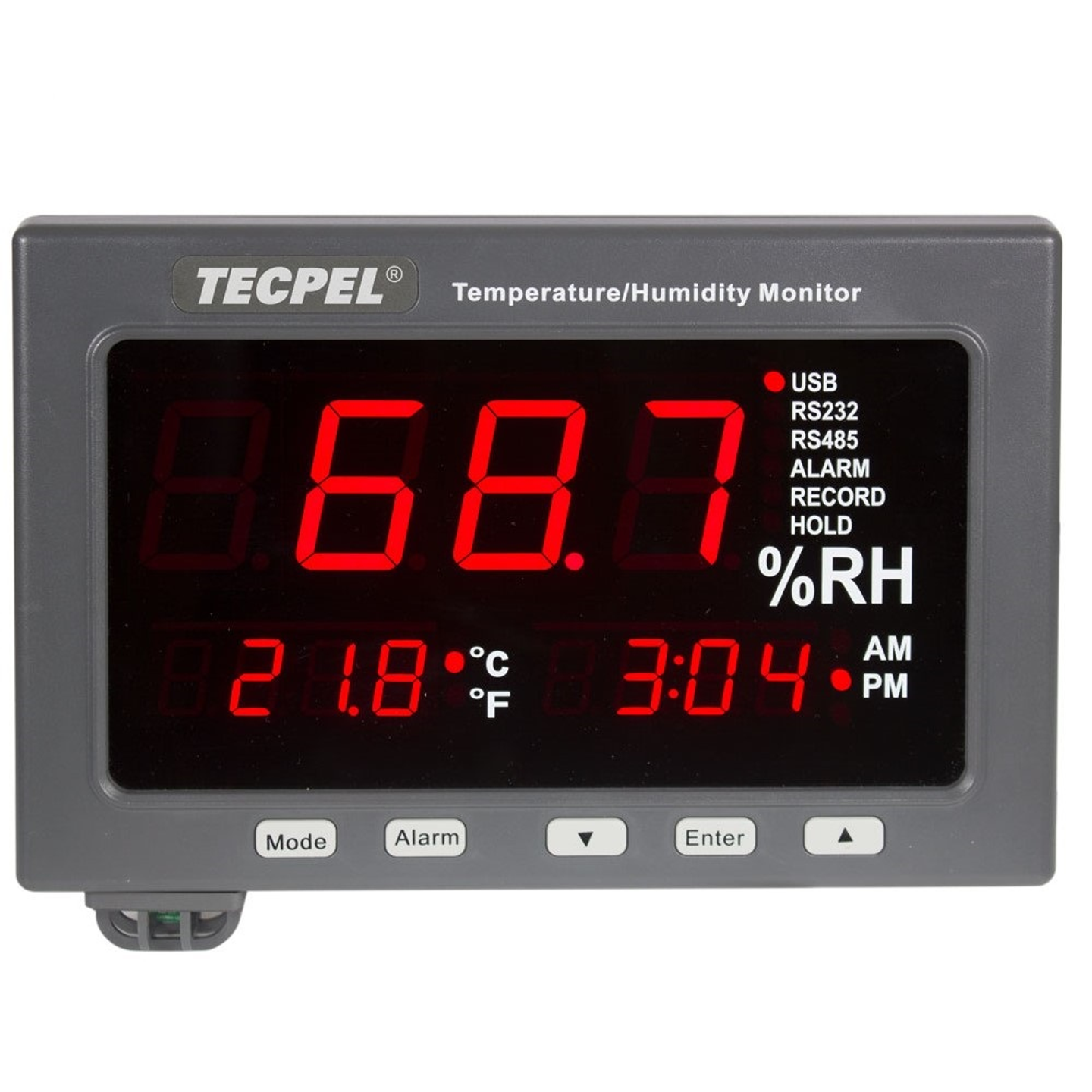 Large Digital Temperature and Humidity Display
