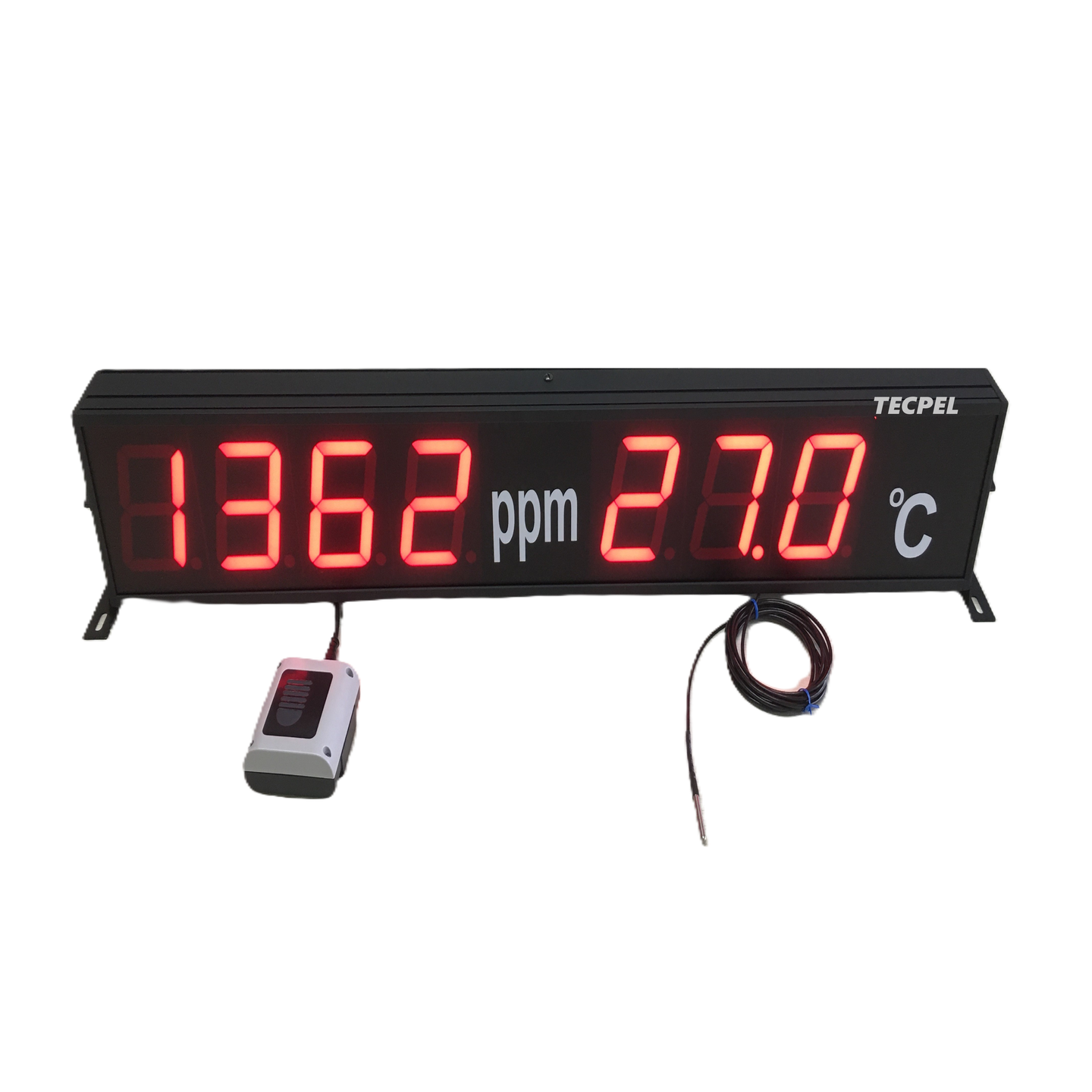 CO2 and Temperature Display Board