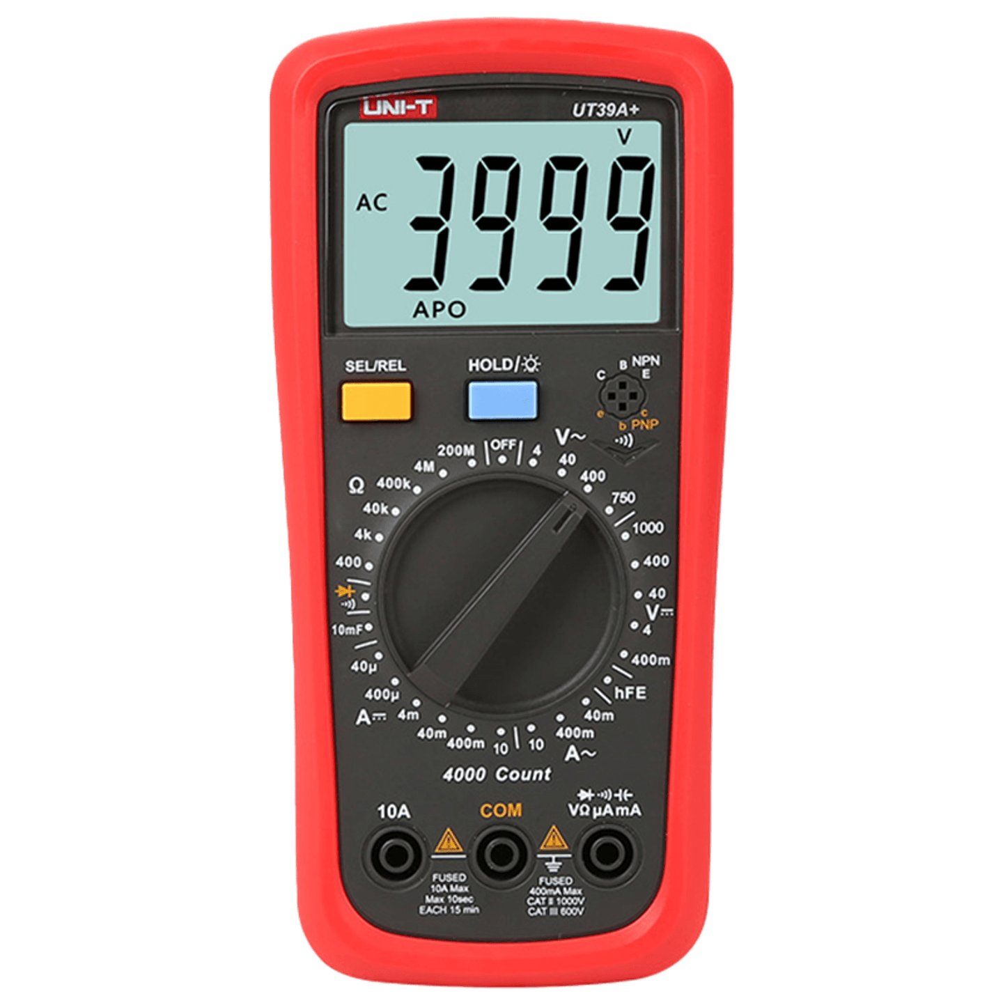 4,000 Count meter(hFE)