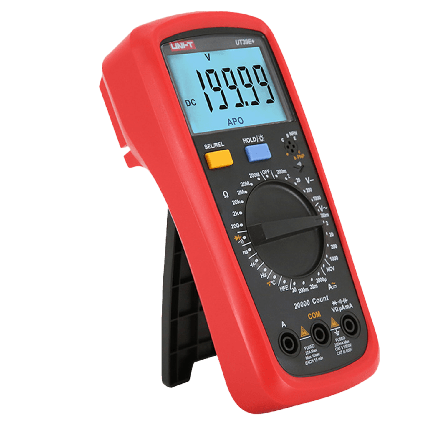 20,000 Count meter(hFE/20A)
