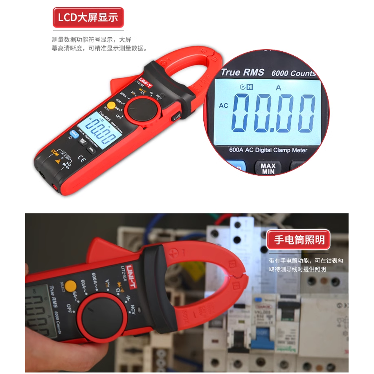 True RMS Digital Clamp Meter