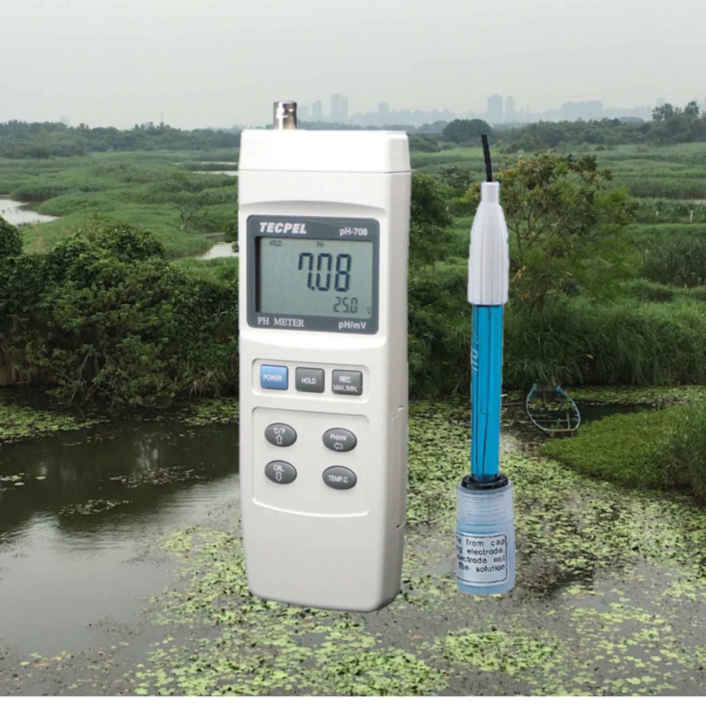 Hand-Held pH Meter pH-708